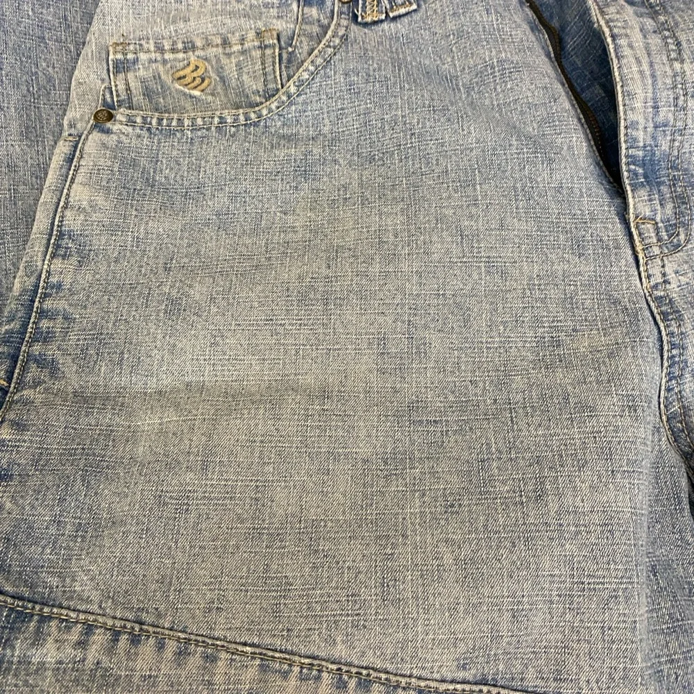 Vtg Rocawear Light Blue Denim Waistband Jeans